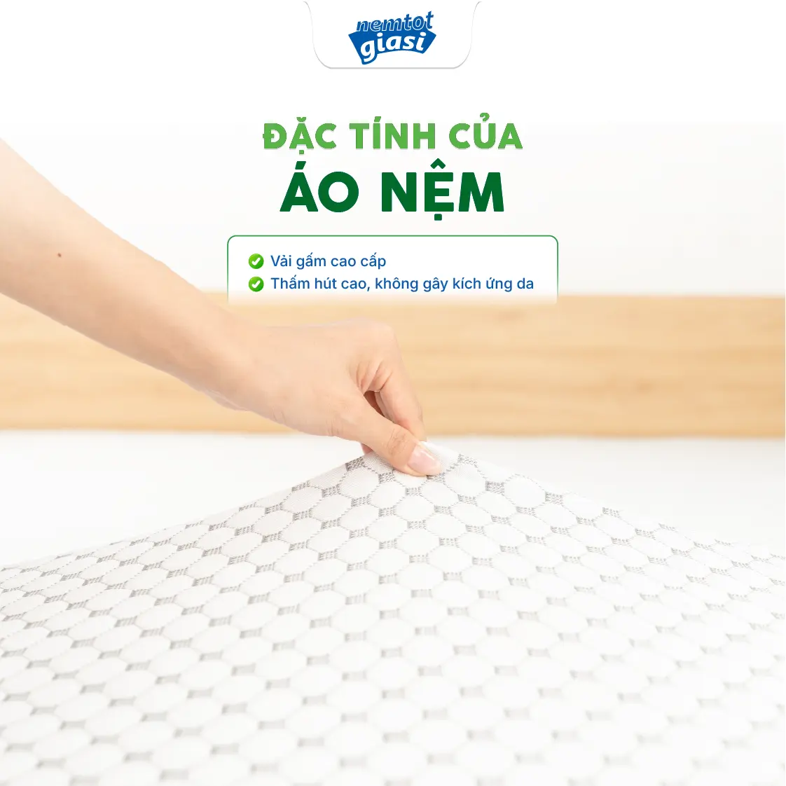 Nệm Tốt Giá Sỉ - Nệm Cao Su Thiên Nhiên Bamboo Carbon 7